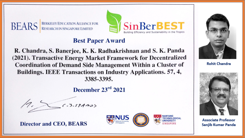 Rohit Best Paper Award