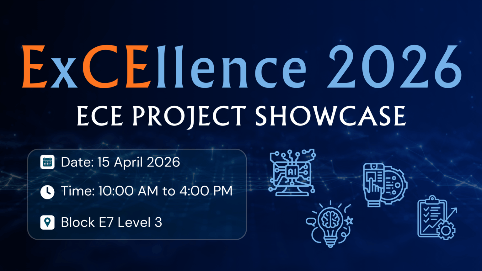 NUS ECE Project Showcase 2026 – Electrical and Computer Engineering