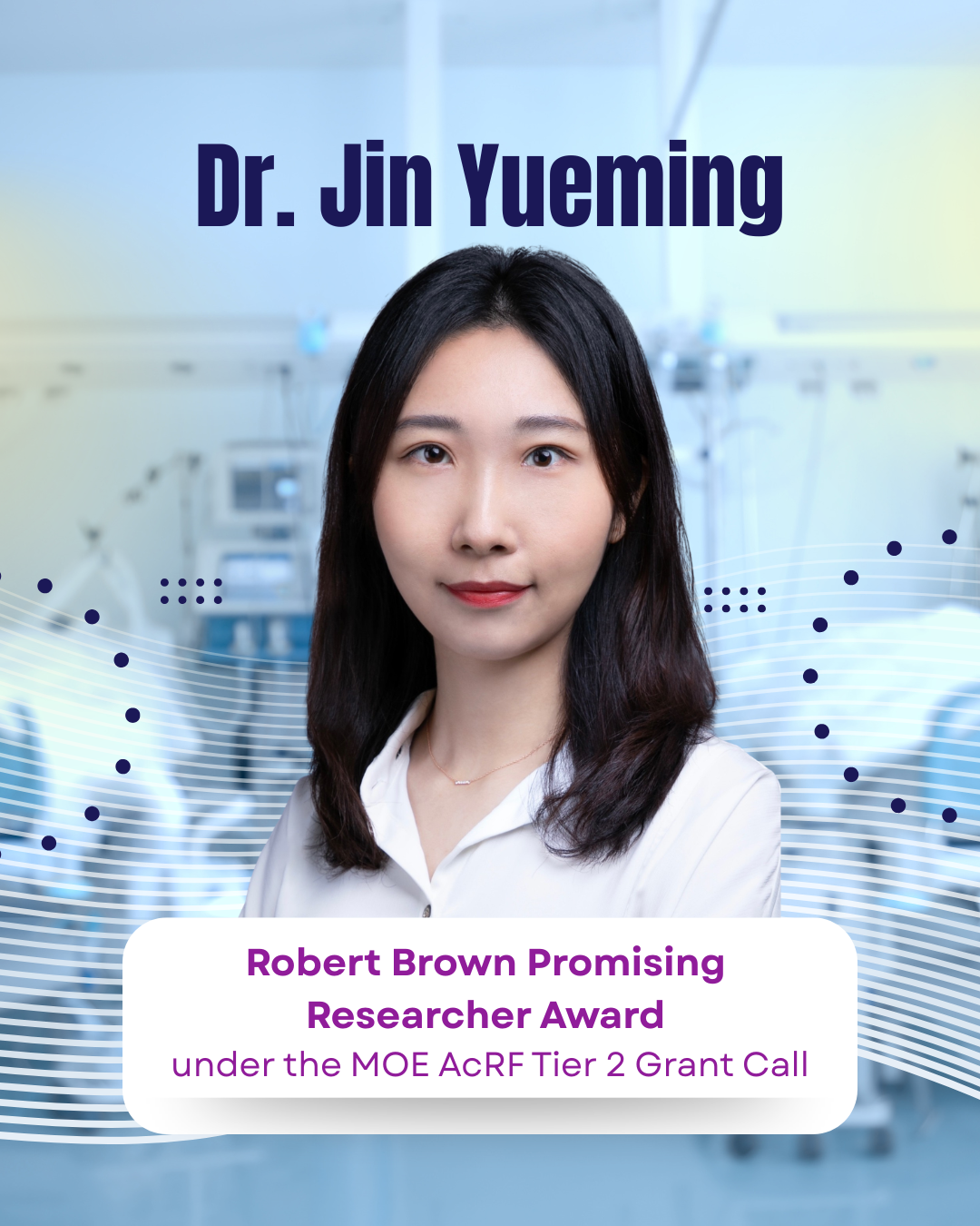 Dr Jin Yueming Receives Robert Brown Promising Researcher Award as part ...