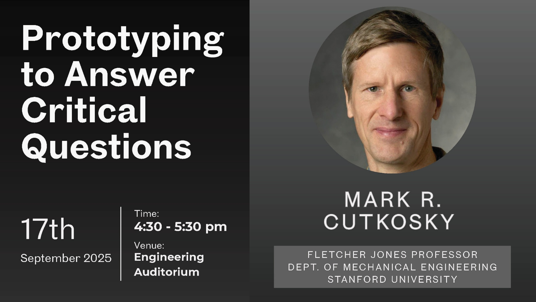 Prototyping to Answer Critical Questions by Mark Cutkosky - header image