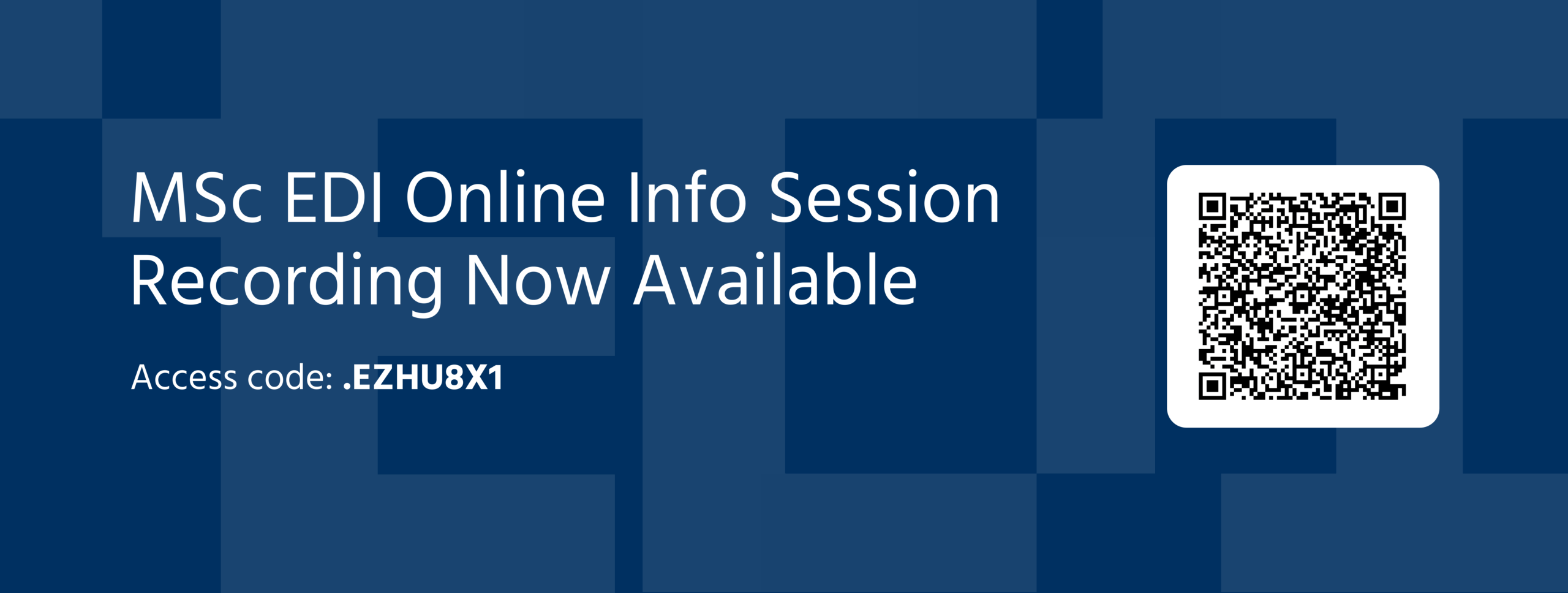 Online Info Session Recording