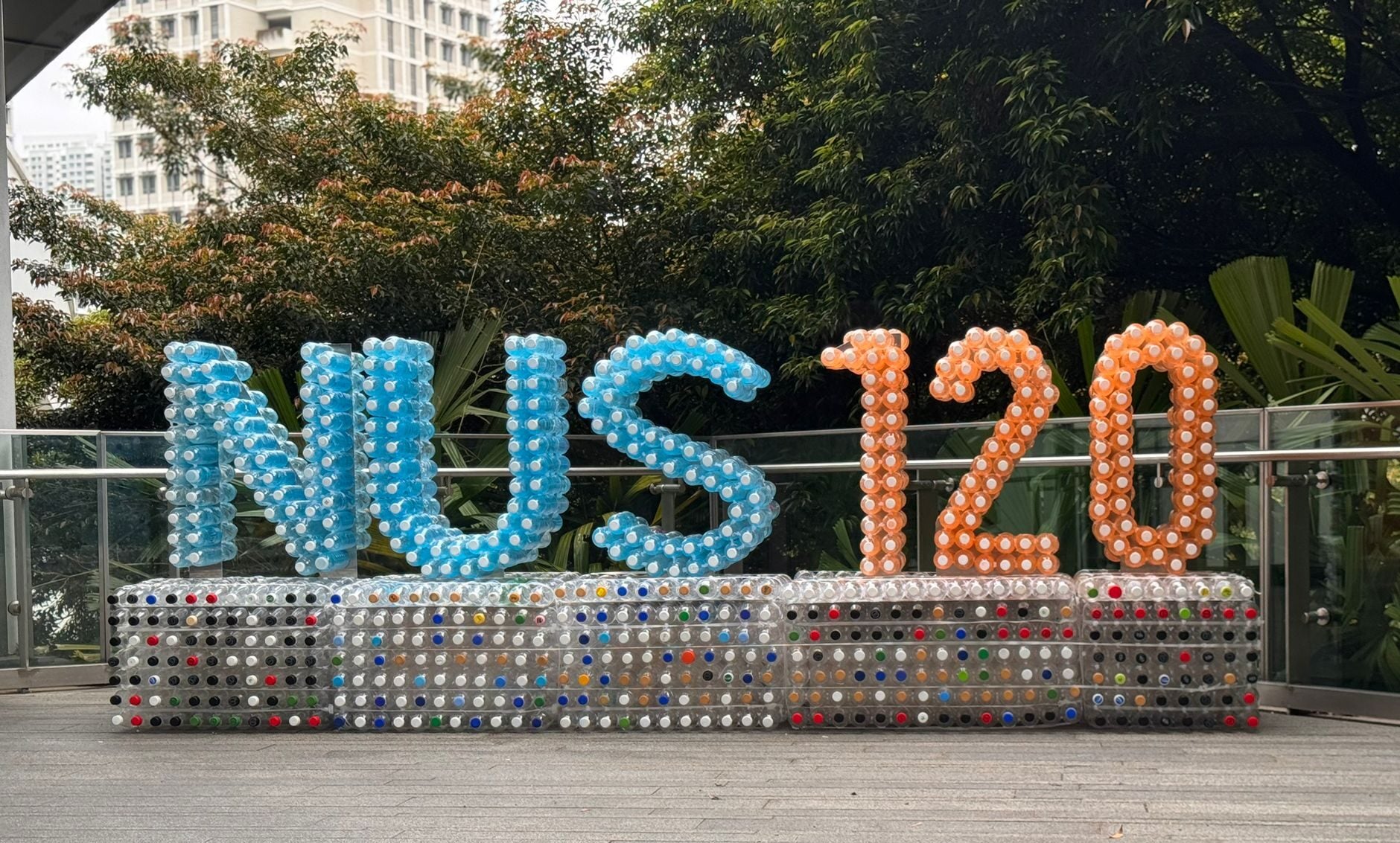 “NUS 120” sculpture designed for outdoor deployment at the U-Town
