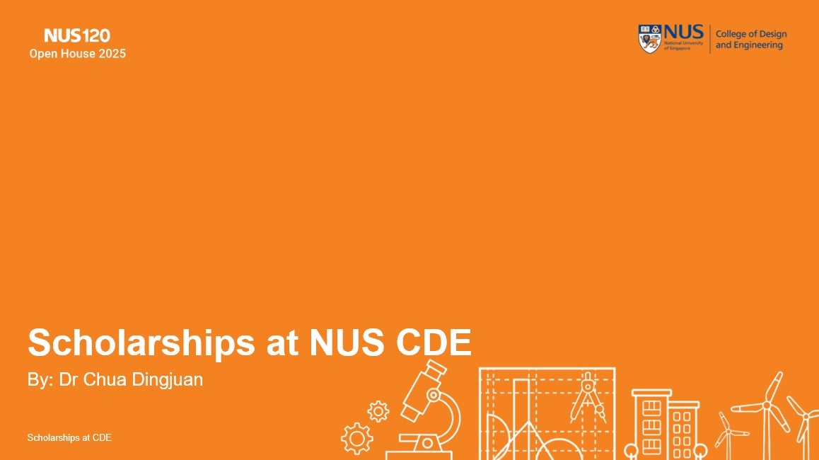 NUS Open House 2025 - Scholarship
