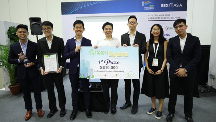 Bca Cdl Green Sparks Competition 2018 Nus Winning Team