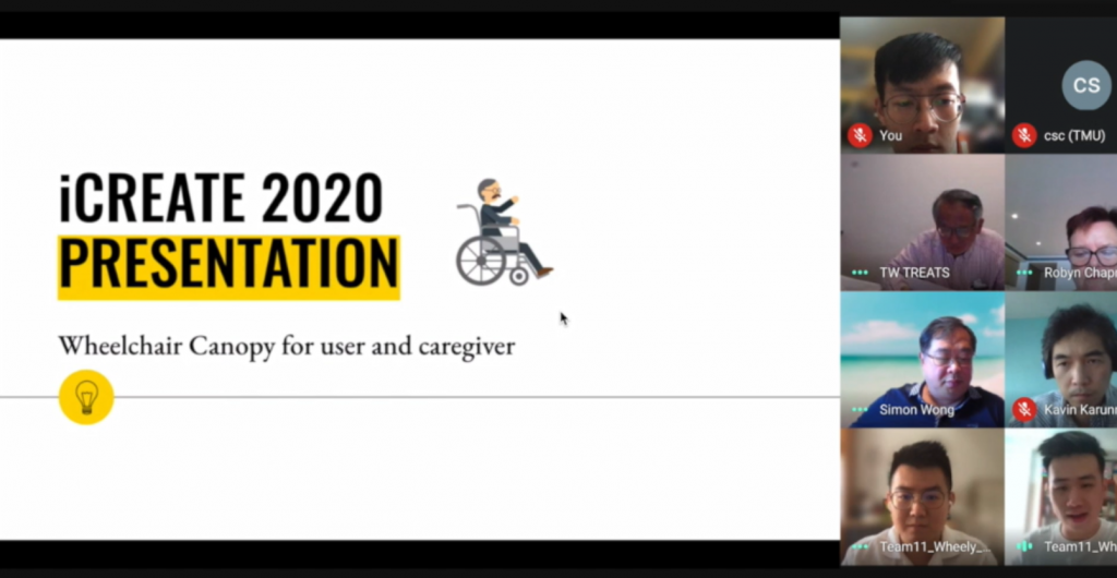 Team Wheely - iCREATe 2020 presentation