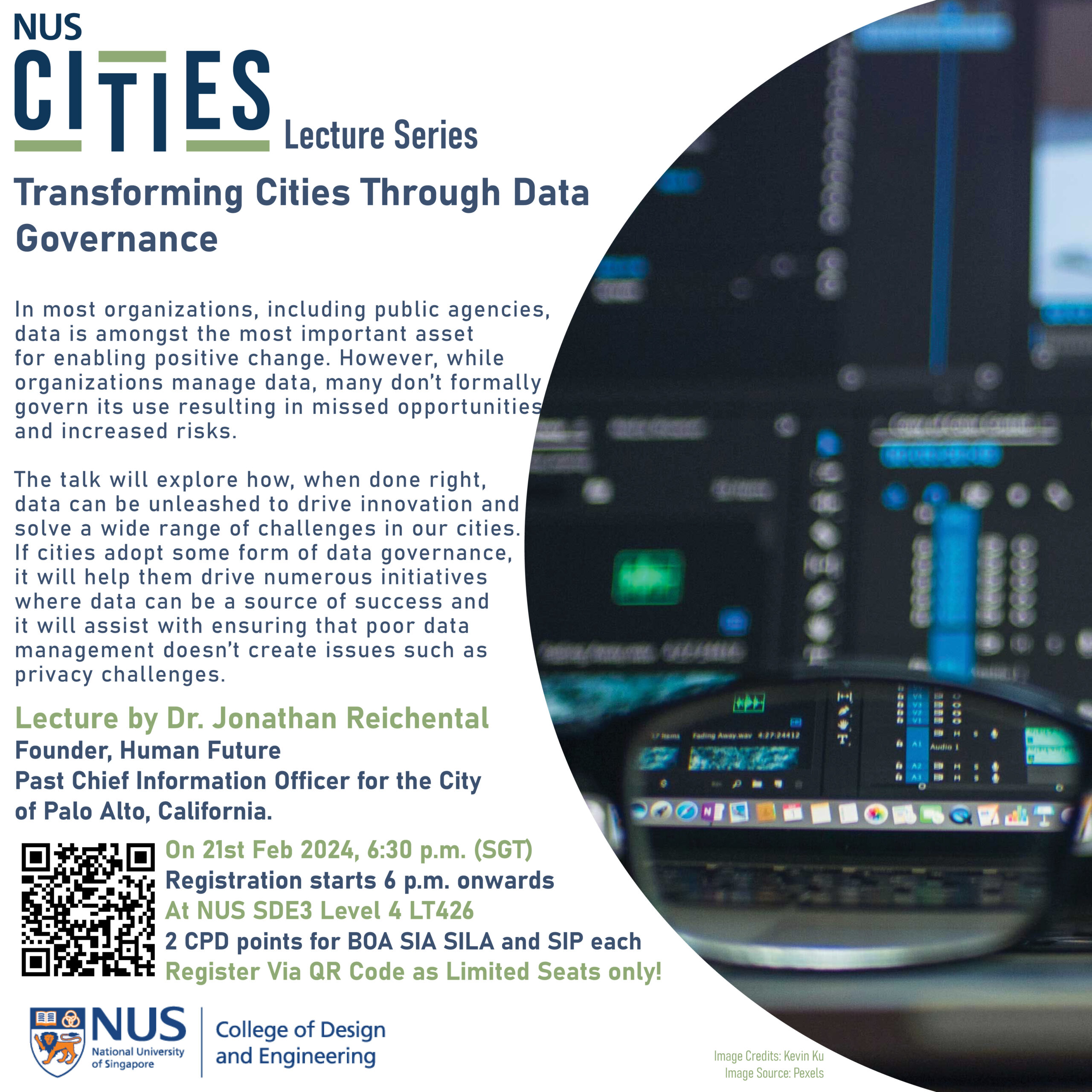 NUS Cities Public Lecture 11: Transforming Data Through Data Governance