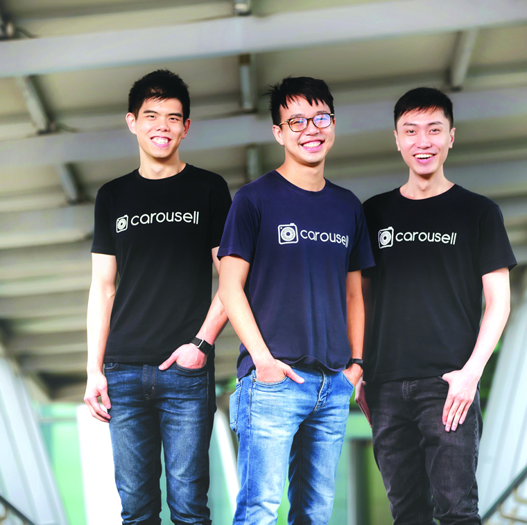Mr Quek Siu Rui, Mr Marcus Tan Yi Wei, Mr Lucas Ngoo Cheng Han
Co-Founders of Carousell