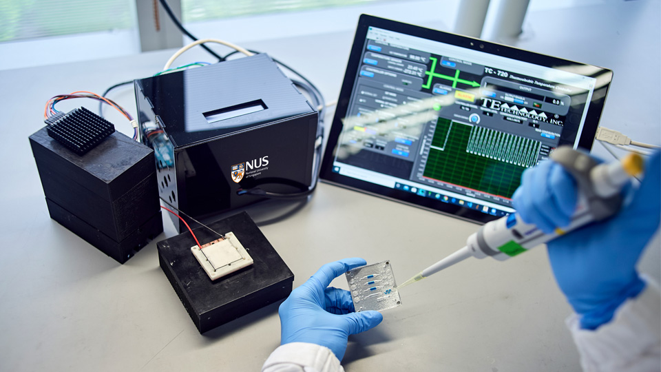 Epidax, a rapid testing system for COVID-19 that gives results in an hour, is one of the several innovations NUS Engineers have contributed to the fight against the global pandemic.