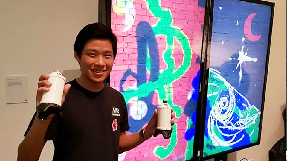 Mr Koo took part in TEL Imaginarium housed in NUS Libraries, developing the Digital Graffiti Wall