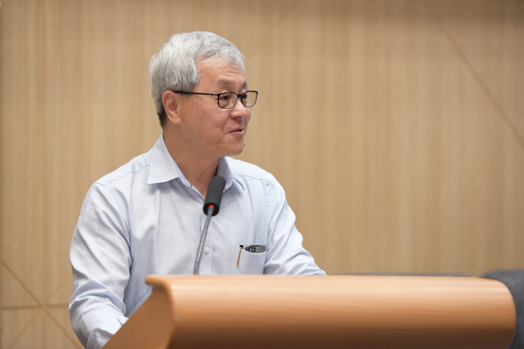 NUS Engineering Dean Prof Chua Kee Chaing launched the inaugural Industry. He hoped that the event is the first in a series of forums to interact and exchange ideas with industry partners.