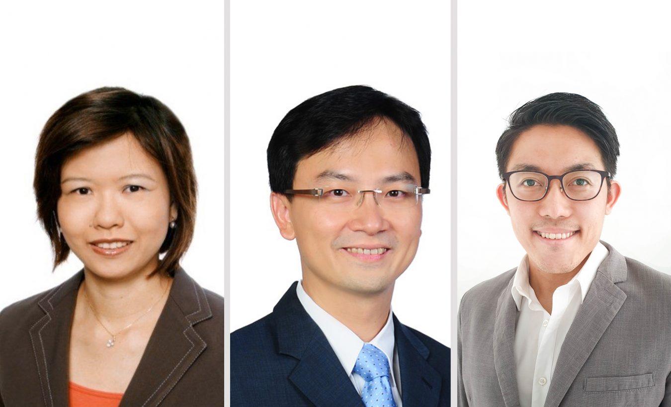 From Left: Ms Eng Se-Hsieng, Mr Ngien Hoon Ping and Mr Tai Xu Hong