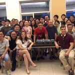 Prof Lee get together with students, researchers and colleagues in 2016