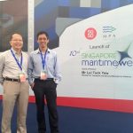 Prof Lee with Prof Chew at Singapore Maritime Week event 2015