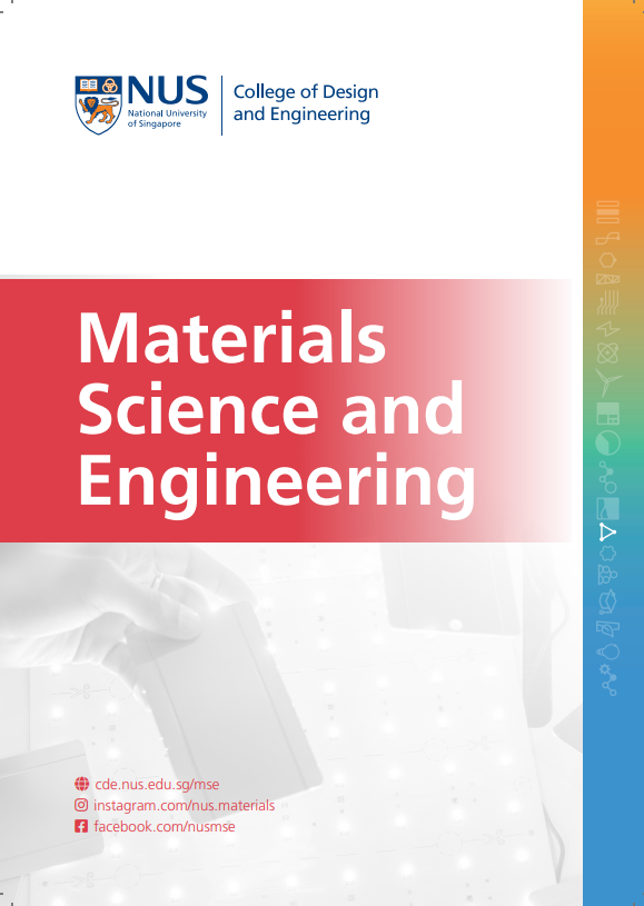 NUS CDE Materials Science and Engineering