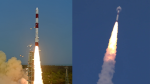 The launch aboard an Indian PSLV rocket took Lumelite-4 into orbit more than 500km above Earth.