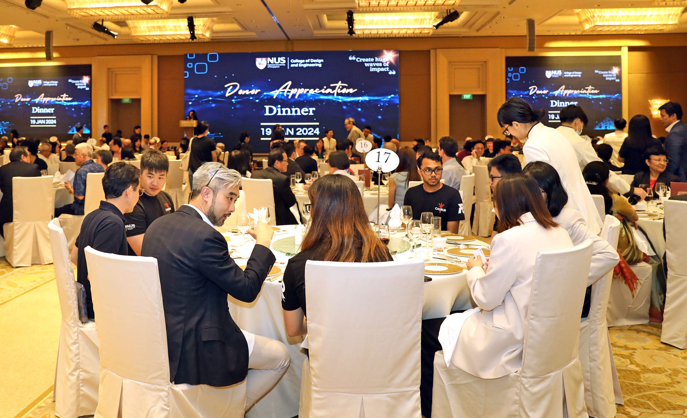 Dinner 1 More than 150 donors and their guests attended the evening's event.