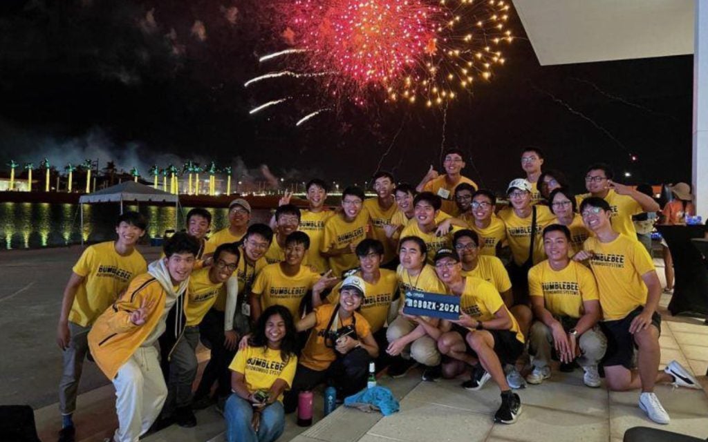 Our NUS Team Bumblebee Autonomous Systems, who were the Champions at the Maritime RobotX Challenge 2024