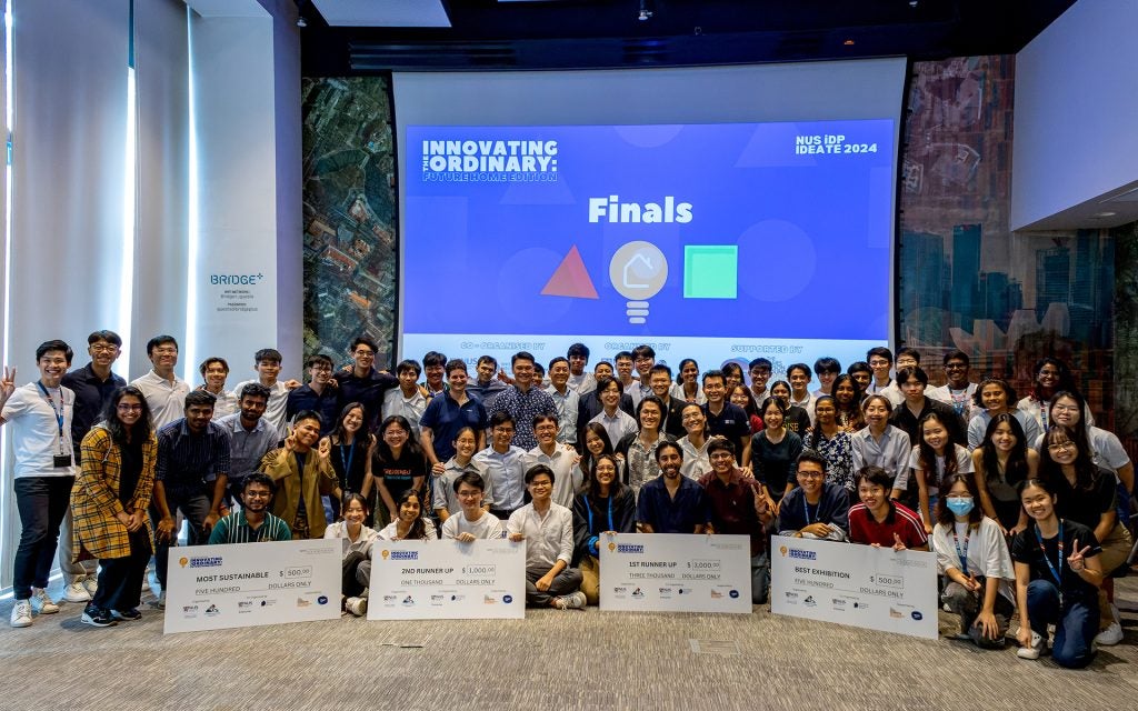 Group photo with winners of Ideate 2024