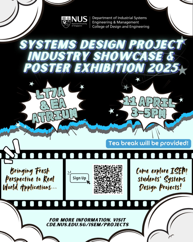 Systems Design Project Industry Showcase Flyer