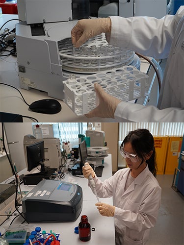 Biofilm testing at the Centre for Water Research