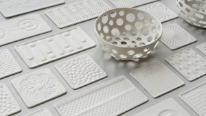 Slip Casting for Textured Ceramic Interfaces