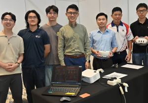 Group with Minister Baey Tam Keng at the SCCC exhibition