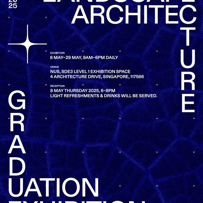 Landscape Architecture Gradshow 2025 Poster