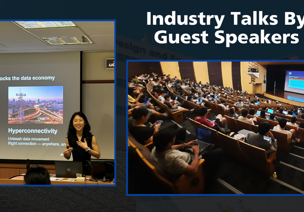 Guest speakers from Micron (left) and SGInnovate (right)