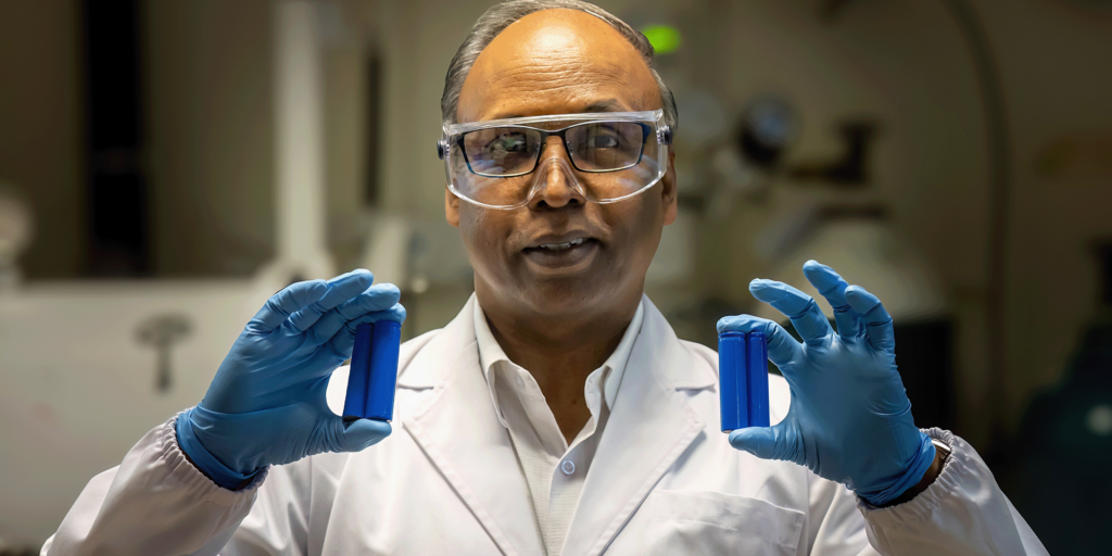 Assoc Prof Balaya says sodium-ion batteries can be both safer than lithium-ion devices, but are also just as long-lasting and highly reliable.