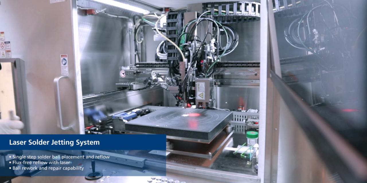 The Laser Solder Jetting System at SHINE Centre