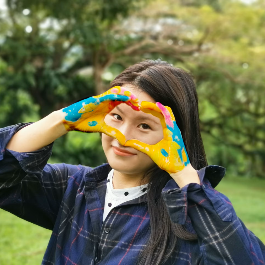 NUS CDE Student engaging in a wellness activity